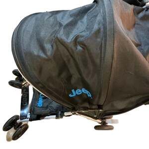 Jeep Lightweight Umbrella Stroller - Compact Travel Stroller Black/Blue